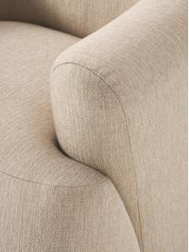 Fauteuil Sofia, Tissu beige clair, larg. 90 x prof. 97 cm