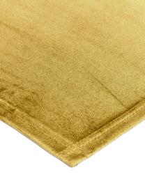 Nappe en velours Simone, Jaune moutarde