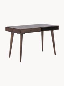 Pracovný stôl z masívneho dreva Tova, Mangové drevo, masívne lakované (s FSC certifikátom), Mangové drevo, Š 117 x H 60 cm