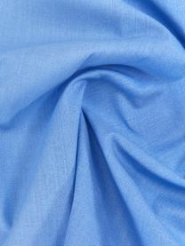 Pościel  z linonu Gradient, Niebieski, 135 x 200 cm + 1 poduszka 80 x 80 cm