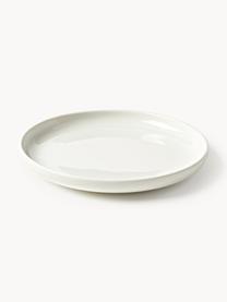 Vajilla de porcelana Nessa, 6 comensales (30 pzas.), Porcelana dura de alta calidad, esmaltada, Blanco Off White brillante, 6 comensales (30 pzas.)