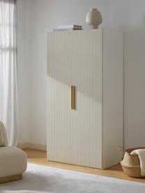 Armoire modulaire à portes battantes Simone, larg. 100 cm, plusieurs variantes, Bois, beige clair, Basic Interior, larg. 100 x haut. 200 cm