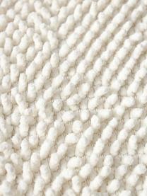 Baumwoll-Pouf Indi, Bezug: 100 % Baumwolle, Off White, B 45 x H 45 cm