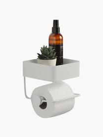 Wandtoiletrolhouder Shima, Gelakt metaal, Wit, mat, B 14 x H 14 cm