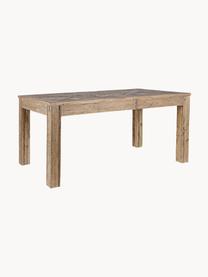 Mesa de comedor de olmo reciclado Kaily, Estructura: madera de olmo reciclada , Madera clara, An 160 x F 90 cm