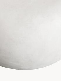 Garten-Couchtisch Pebble in organischer Form, Faserton, Weiss, Beton-Optik, Ø 50 x H 35 cm