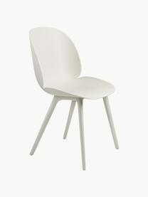 Krzesło ogrodowe Beetle, Tworzywo sztuczne odporne na warunki atmosferyczne, Biały, matowy, S 56 x G 58 cm