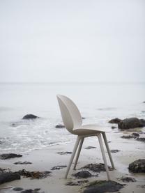 Krzesło ogrodowe Beetle, Tworzywo sztuczne odporne na warunki atmosferyczne, Biały, matowy, S 56 x G 58 cm