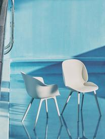 Záhradná stolička Beetle, Plast, odolný voči poveternostným vplyvom, Biela, matná, Š 56 x H 58 cm