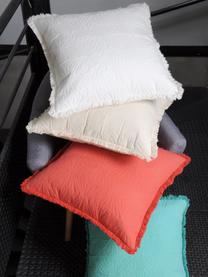 Coussin 55x55 corail Bauhaus, Corail