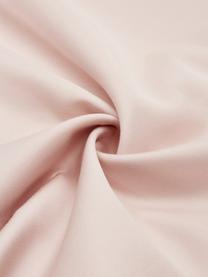 Povlečení z bavlněného saténu s motivem jeřábů Yuma, Růžová, bílá, šedá, 155 x 220 cm + 1 polštář 80 x 80 cm