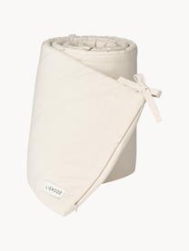 Protezione bordo letto Benedicte, Rivestimento: 100% poliestere, Bianco latte, Larg. 30 x Lung. 180 cm