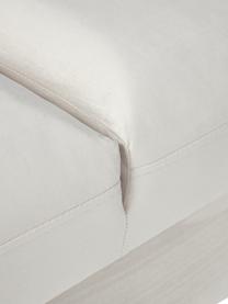 Canapé d'angle 3 places velours avec rangement Moghan, Velours beige, larg. 235 x prof. 100 cm