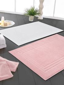 Tappeto bagno in tinta unita Gentle, Cotone, Rosa, Larg. 50 x Lung. 80 cm