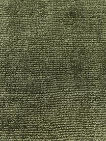 Tapis à poils ras Kari, 100 % polyester, certifié GRS, Tons verts, larg. 80 x long. 250 cm