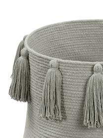 Panier de rangement Tassels, Gris clair