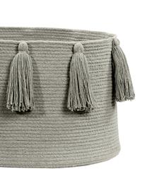 Panier de rangement Tassels, Gris clair