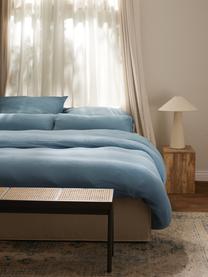 Funda de almohada de muselina Odile, Gris azulado, An 45 x L 110 cm
