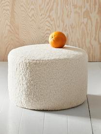 Pouf pour enfant Marbella, Blanc crème, Ø 40 x haut. 28 cm