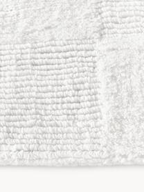 Tapis avec design à carreaux Kelsie, 100 % polyester, certifié GRS, Blanc, larg. 80 x long. 150 cm (taille XS)