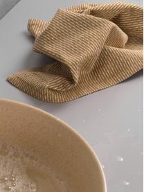Geschirrtuch Joseph aus Bio-Baumwolle, 100 % Baumwolle (Bio), GOTS-zertifiziert, Beige, Weiß, B 30 x L 35 cm