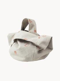 Sac à pain en coton avec motif de pâtisserie Bread, 100 % coton, Beige, orange, Ø 22 x haut. 22 cm