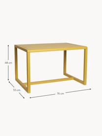 Holz-Kindertisch Little Architect, Eschenholz, Eschenholzfurnier, Mitteldichte Holzfaserplatte (MDF), lackiert

Dieses Produkt wird aus nachhaltig gewonnenem, FSC®-zertifiziertem Holz gefertigt., Senfgelb, B 76 x T 55 cm