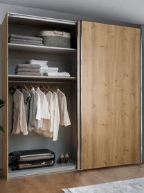 Armoire Monaco, 2 portes coulissantes, Bois, larg. 197 x haut. 217 cm