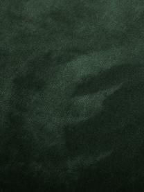 Sgabello cucina in velluto verde scuro Amy, Rivestimento: velluto (poliestere) Il r, Gambe: metallo verniciato a polv, Velluto verde scuro, nero, Larg. 45 x Alt. 103 cm