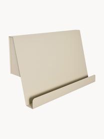 Wand-Zeitschriftenhalter Slope aus Metall, Stahl, beschichtet, Hellbeige, B 55 x T 18 cm