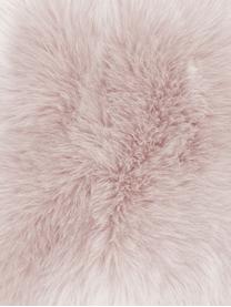 Sztuczne futro Mathilde, proste włosie, Blady różowy, S 60 x D 90 cm