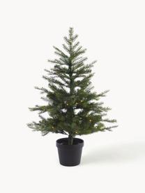 Albero di Natale artificiale a LED Grandis, alt. 120 cm, Plastica, Verde scuro, Ø 73 x Alt. 120 cm