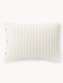 Funda de almohada de muselina Saige, Beige claro, An 45 x L 110 cm