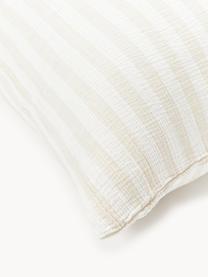 Funda de almohada de muselina Saige, Beige claro, An 45 x L 110 cm