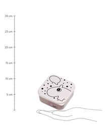 Snackboxenset Contour, 3-delig, Deksel: kunststof (polyethyleen),, Rozetinten, patroon, Set met verschillende formaten