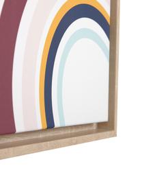 Impression numérique encadrée Keila, Brun, multicolore, larg. 30 x long. 42 cm