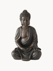 Oggetto decorativo Buddha, Materiale sintetico, Taupe, Larg. 19 x Alt. 30 cm