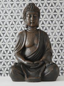 Decoratief object Buddha, Kunststof, Taupe, B 19 cm x H 30 cm