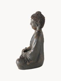 Deko-Objekt Buddha, Kunststoff, Taupe, B 19 x H 30 cm
