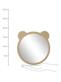 Miroir pour enfant Heidi, Beige, larg. 16 x haut. 6 cm