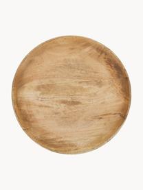 Rundes Deko-Tablett Forest aus Mangoholz, Mangoholz, Helles Holz, Ø 30 x H 4 cm