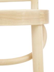 Houten stoel Franz met Weens vlechtwerk, Frame: massief beukenhout, Licht hout, B 48 cm x H 89 cm