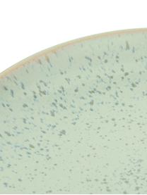 Platos postre artesanales Areia, 2 uds., Gres, Menta, blanco crudo, beige, Ø 22 cm