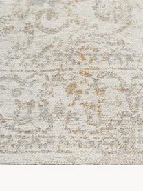 Tapis chenille tissé main Nalia, Tons beiges, tons gris, larg. 120 x long. 180 cm (taille S)