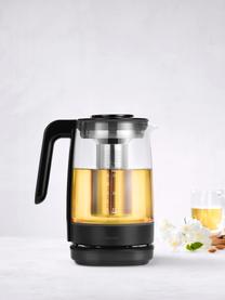 Bouilloire en verre avec infuseur Enfinigy, 1,7 L, Noir, mat, 1,7 L