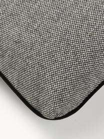 Cojín sofá Felix, Funda: 100% poliéster, Gris oscuro, An 40 x L 80 cm