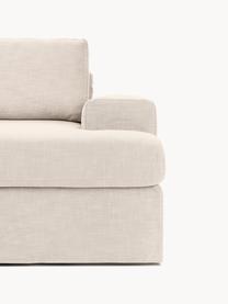 Modulares Sofa Russell (3-Sitzer) mit abnehmbaren Bezügen, Bezug: 100% Baumwolle Der strapa, Gestell: Massives Kiefernholz, Spe, Webstoff Hellbeige, B 206 x T 103 cm