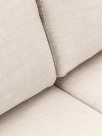 Modulares Sofa Russell (3-Sitzer) mit abnehmbaren Bezügen, Bezug: 100% Baumwolle Der strapa, Gestell: Massives Kiefernholz, Spe, Füße: Kunststoff Dieses Produkt, Webstoff Hellbeige, B 206 x T 103 cm