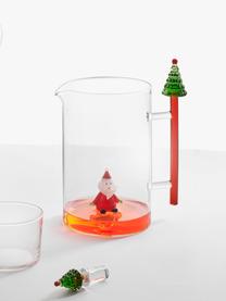 Handgefertigte Wasserkaraffe Christmas Tales, 1.5 L, Borosilikatglas

Entdecke die Vielseitigkeit von Borosilikatglas für Dein Zuhause! Borosilikatglas ist ein hochwertiges, zuverlässiges und robustes Material. Es zeichnet sich durch seine außergewöhnliche Hitzebeständigkeit aus und ist daher ideal für Deinen heißen Tee oder Kaffee. Im Vergleich zu herkömmlichem Glas ist Borosilikatglas widerstandsfähiger gegen Brüche und Risse und somit ein sicherer Begleiter in Deinem Zuhause., Weihnachtsmann, 1.5 L