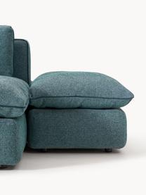 Salon lounge modulable XL Felix, Tissu vert turquoise, larg. 360 x prof. 240 cm